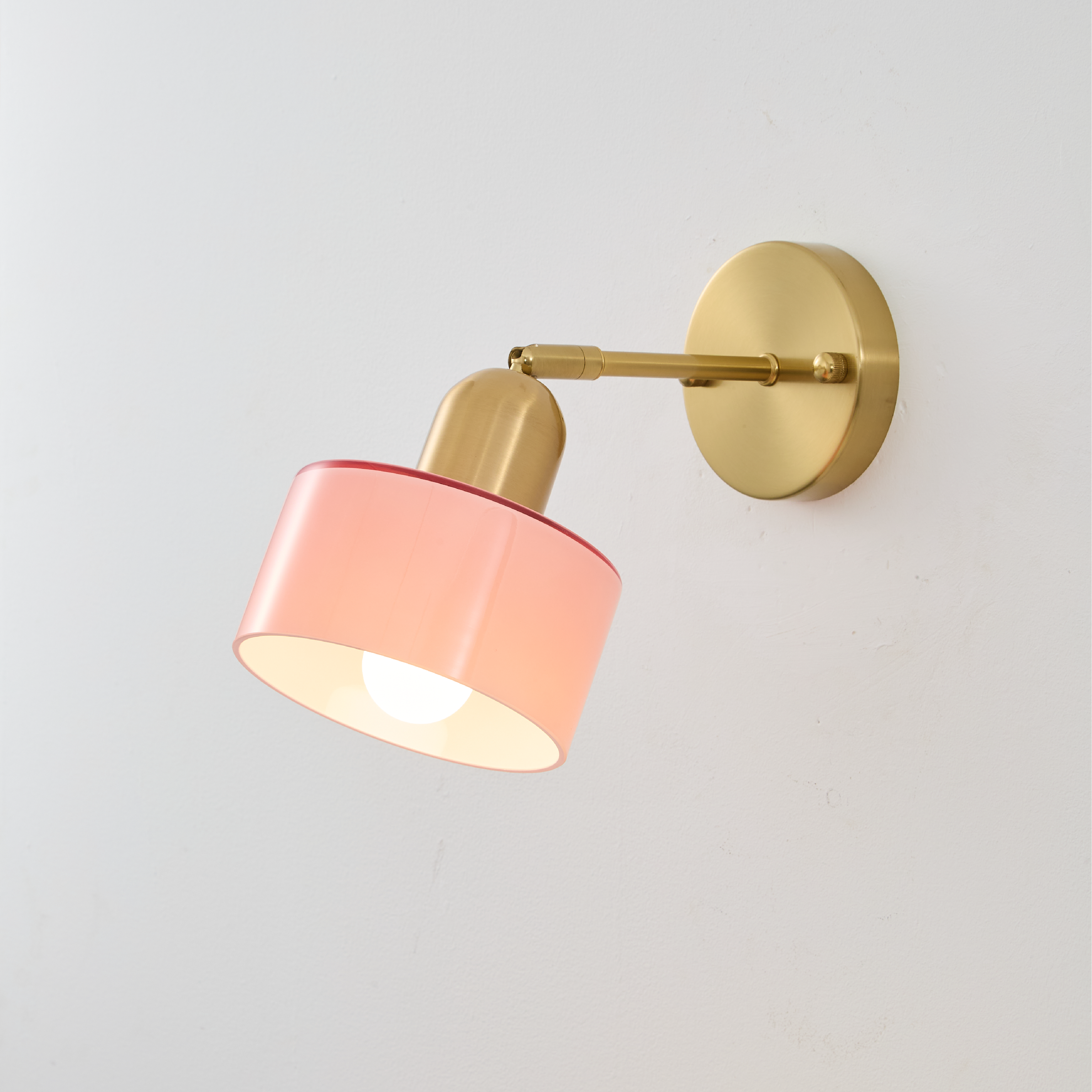 Bauhaus Farbglas Wandleuchte – Modernes Design