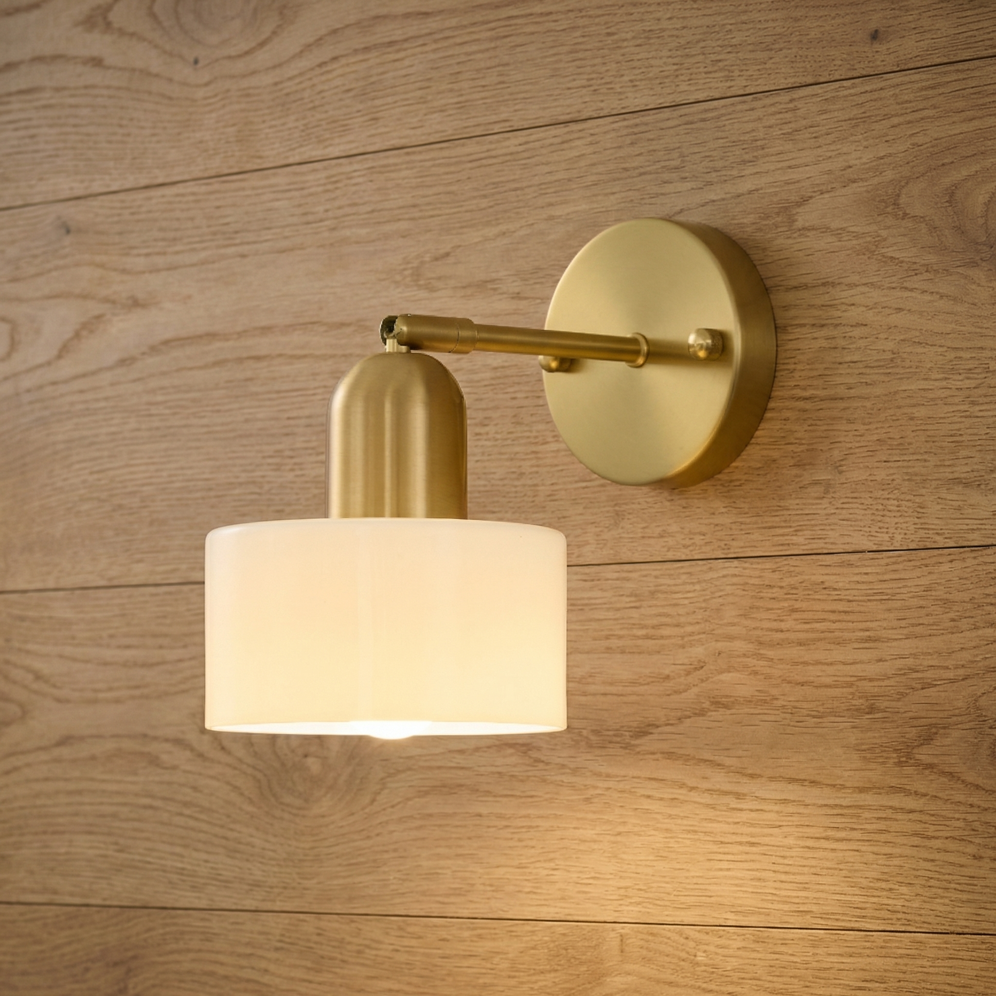 Bauhaus Farbglas Wandleuchte – Modernes Design
