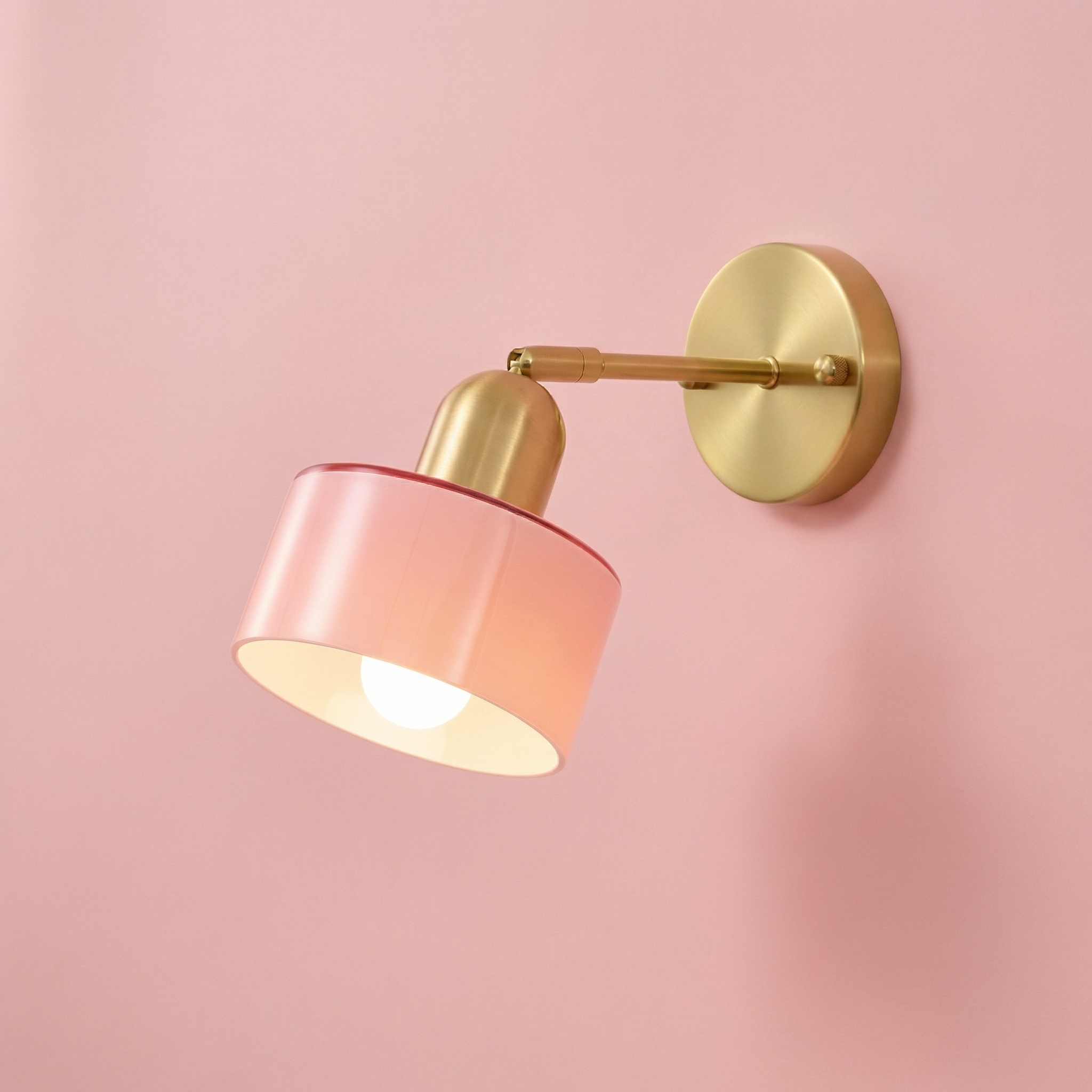 Bauhaus Farbglas Wandleuchte – Modernes Design