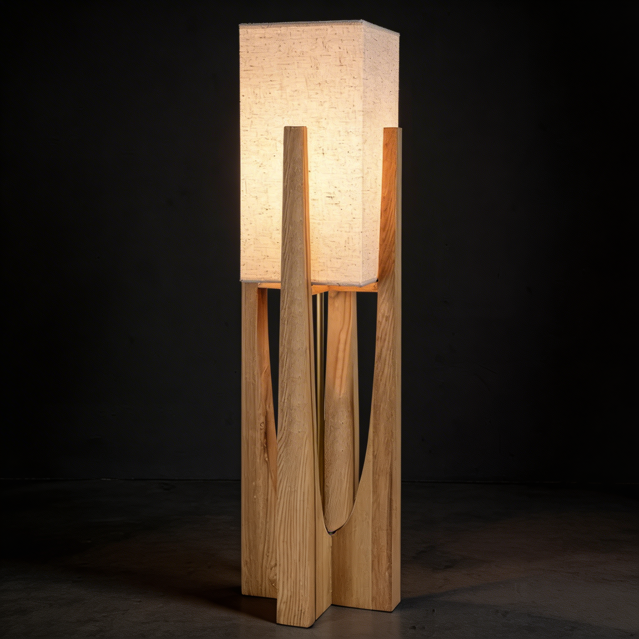Wabi-Sabi Stehleuchte – Japanisches Stildesign