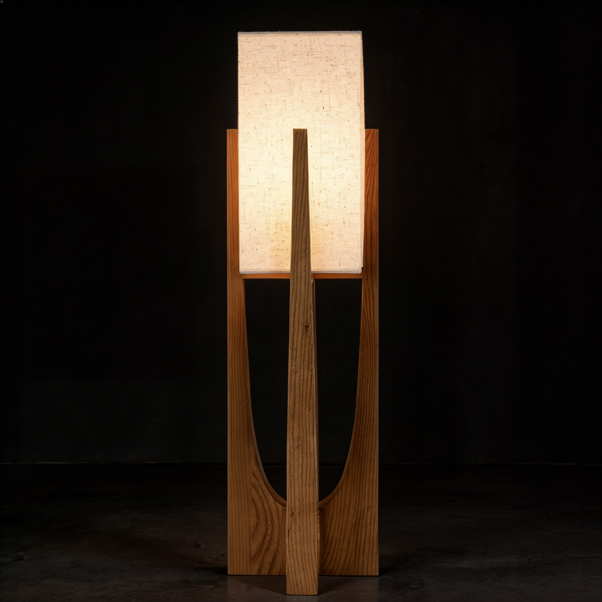 Wabi-Sabi Stehleuchte – Japanisches Stildesign