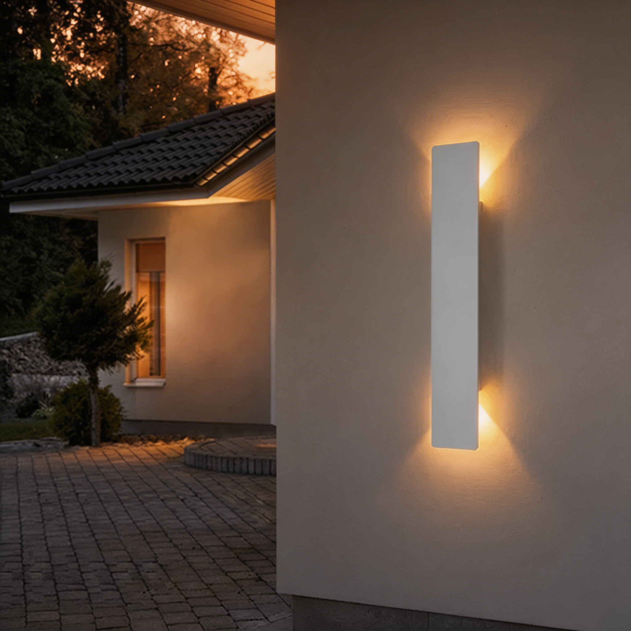 Wasserdichte Lineare LED Wandleuchte – Außenbereich