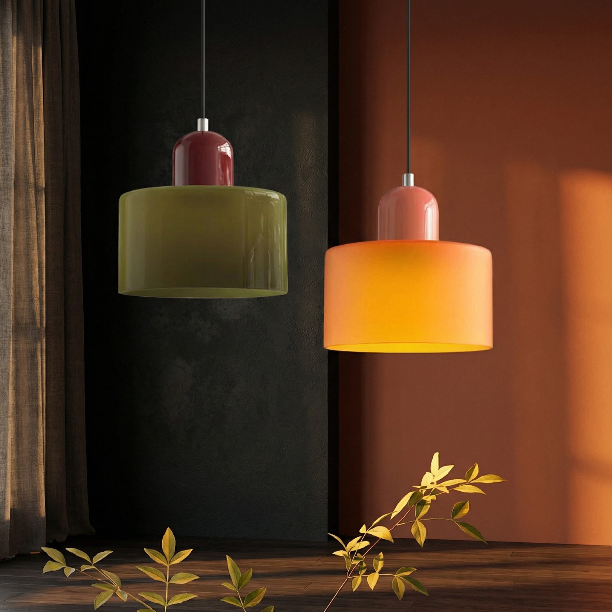 Bauhaus Pendelleuchte – Geometrisches Glasdesign