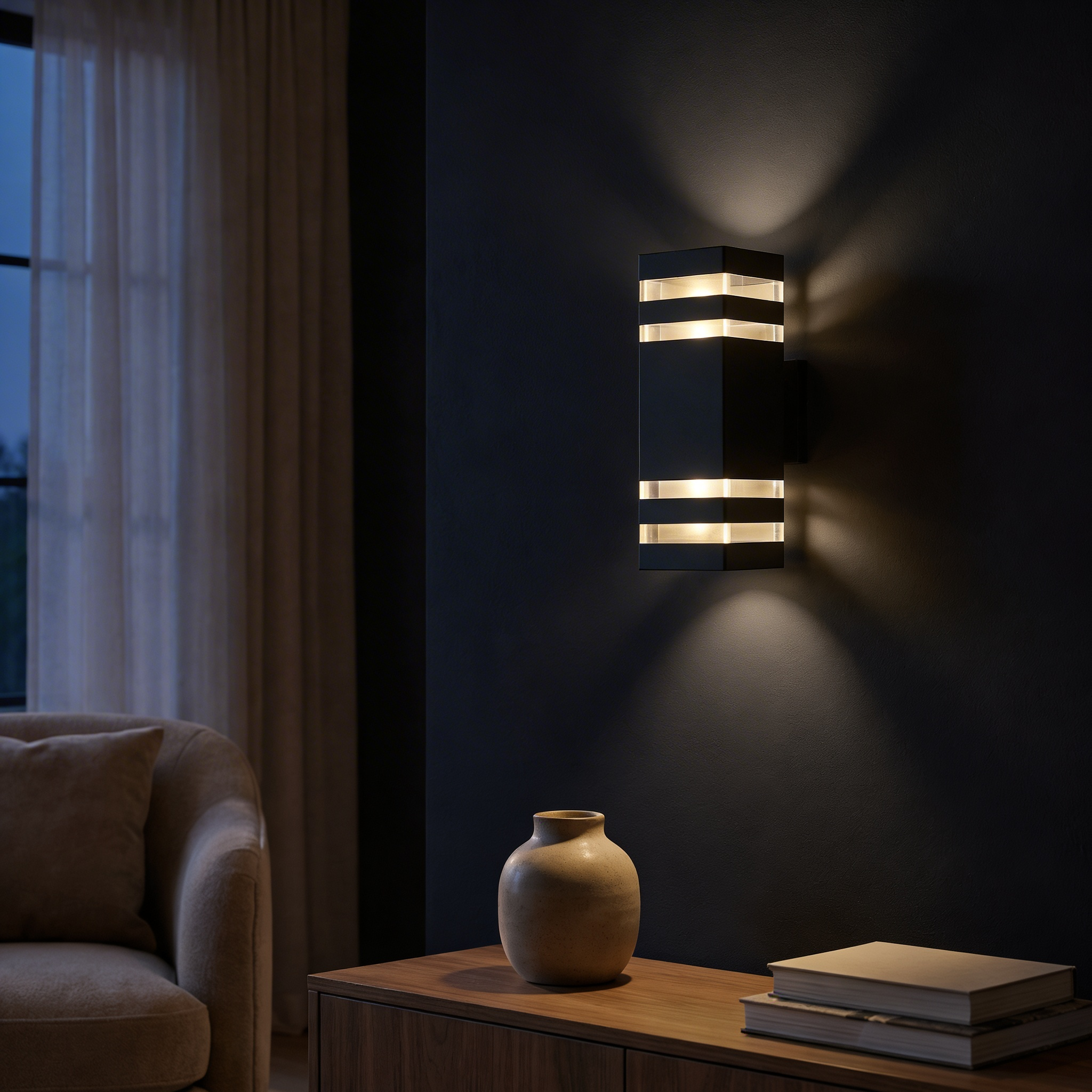 Außen Doppelstrahl Wandleuchte – Modernes Design