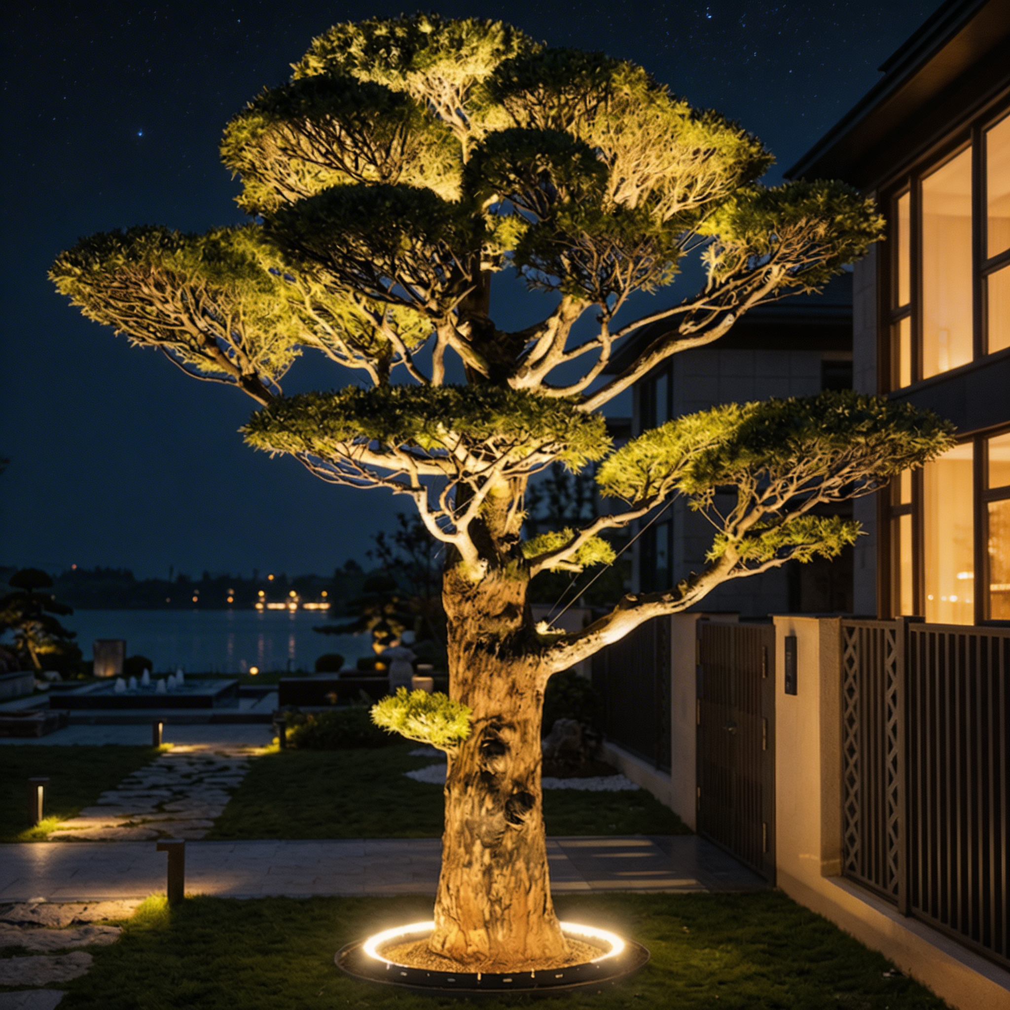 Außen-Baumstrahler – Garten LED-Beleuchtung