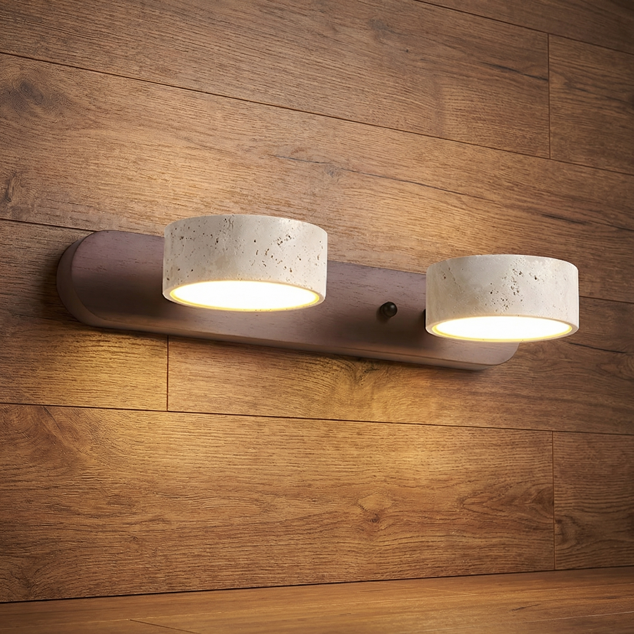 Travertin Wandleuchte – Natürliches Modernes Design