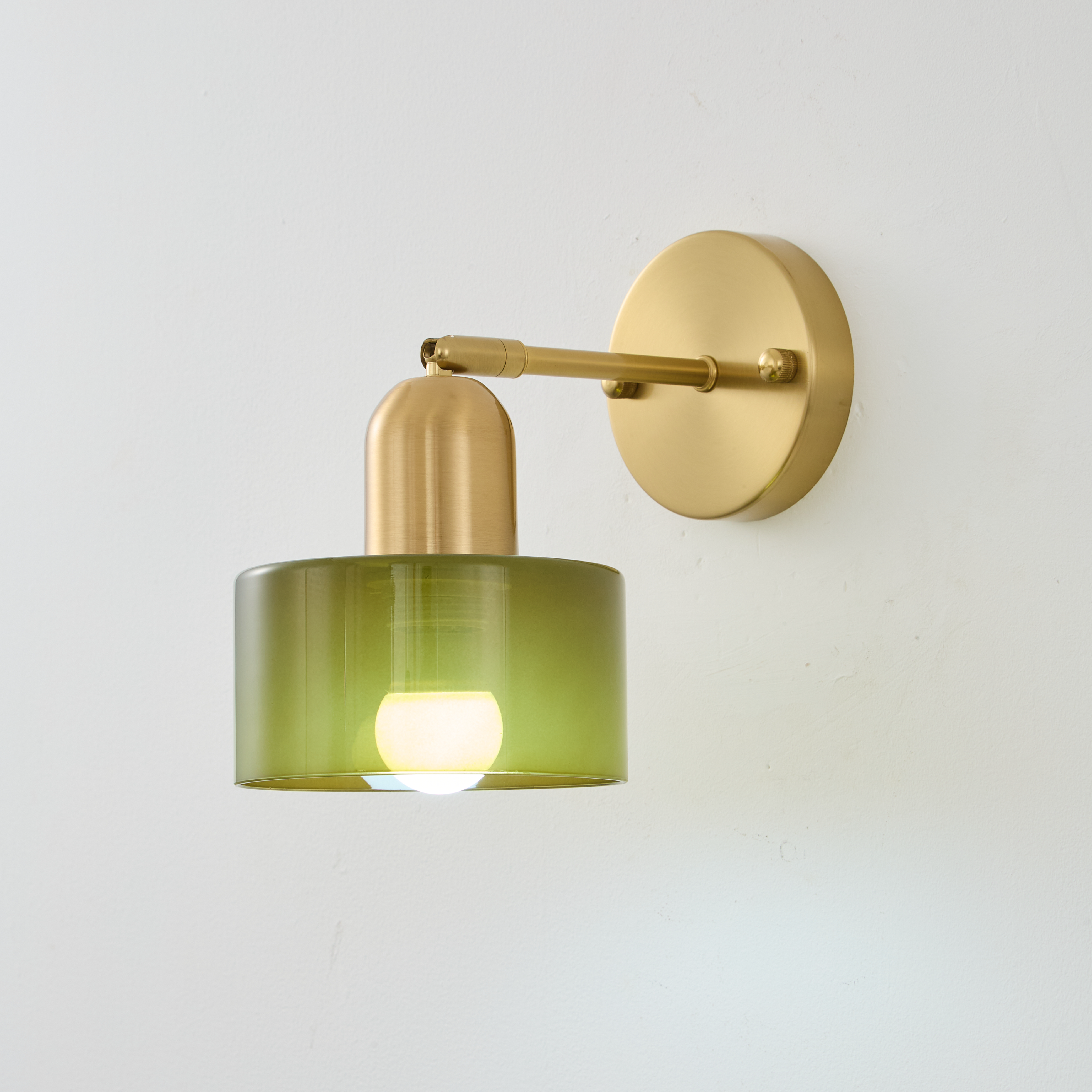 Bauhaus Farbglas Wandleuchte – Modernes Design
