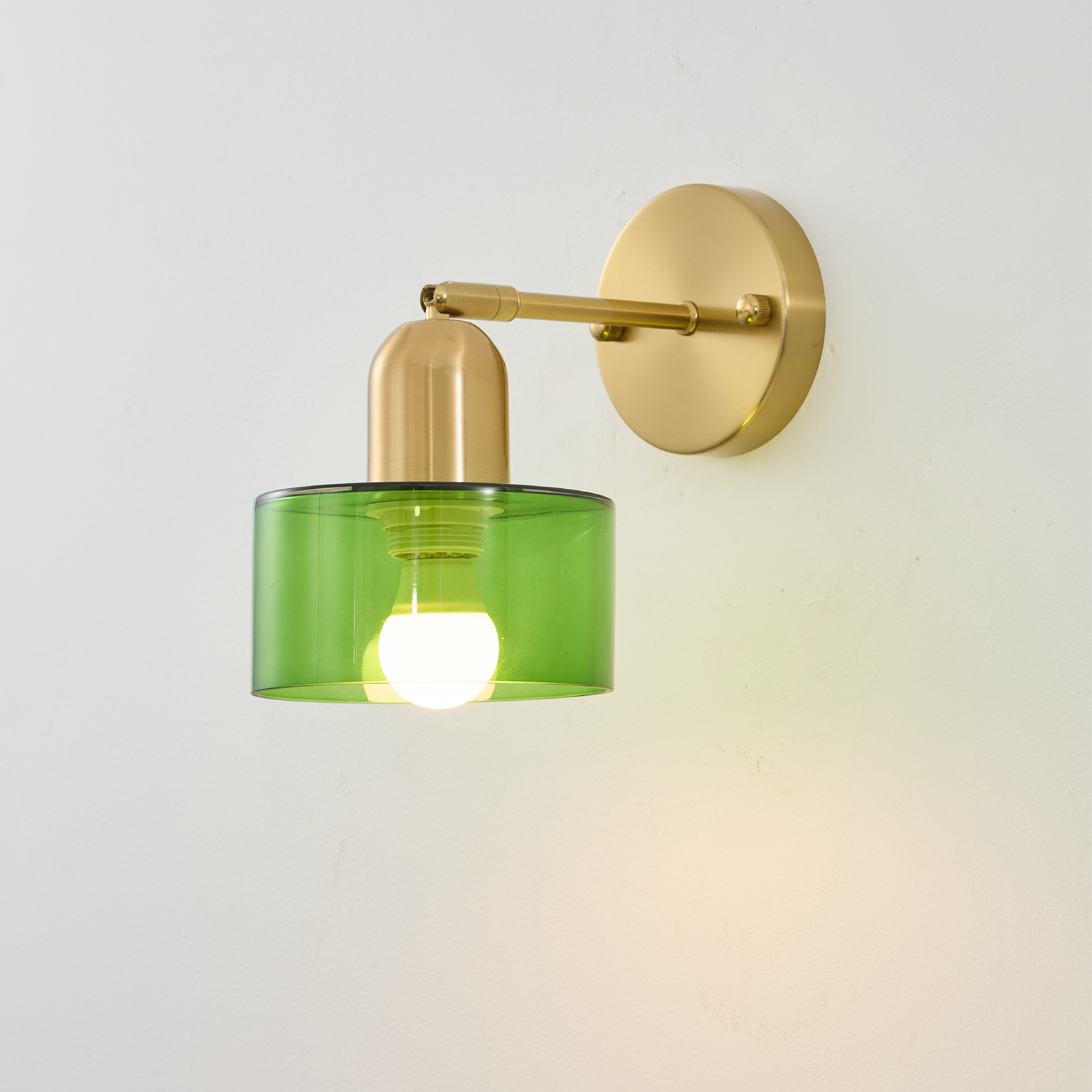 Bauhaus Farbglas Wandleuchte – Modernes Design
