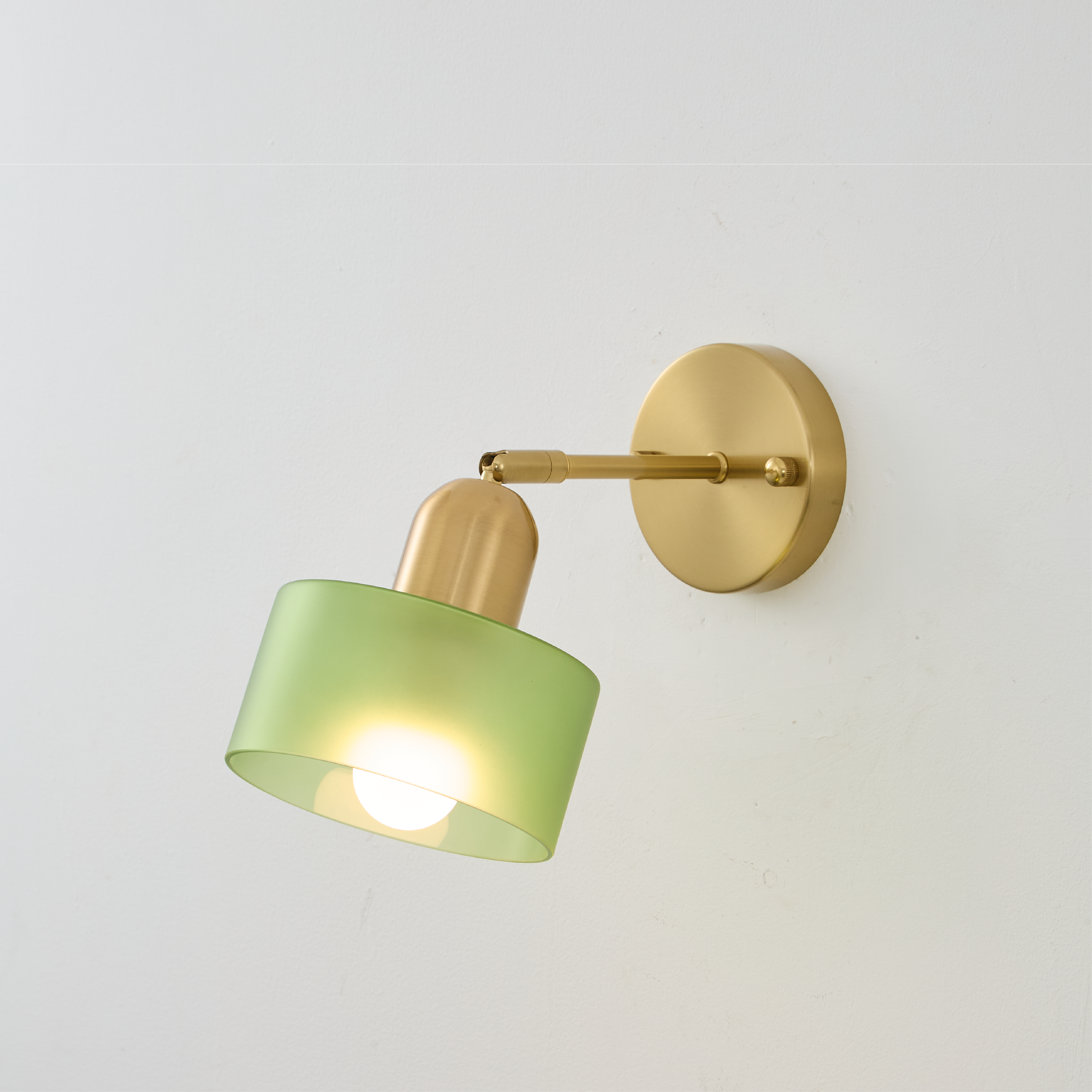 Bauhaus Farbglas Wandleuchte – Modernes Design