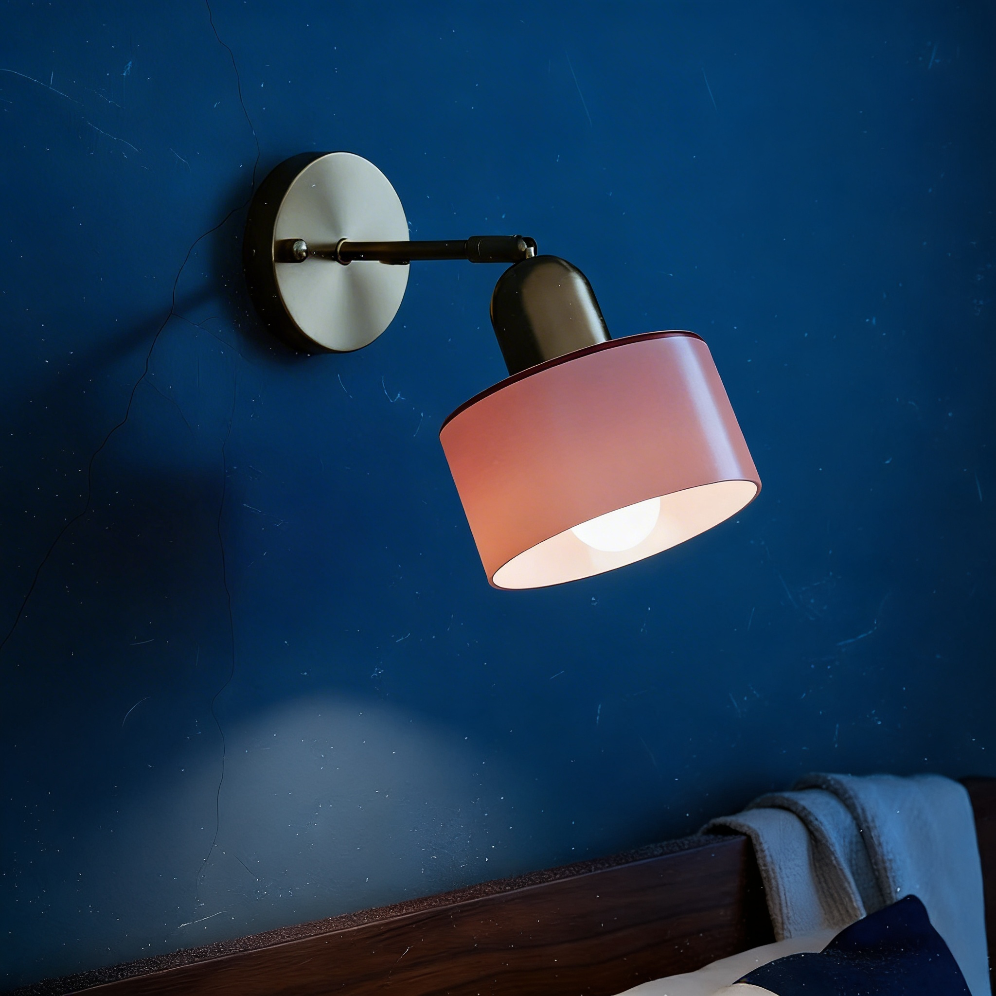 Bauhaus Farbglas Wandleuchte – Modernes Design