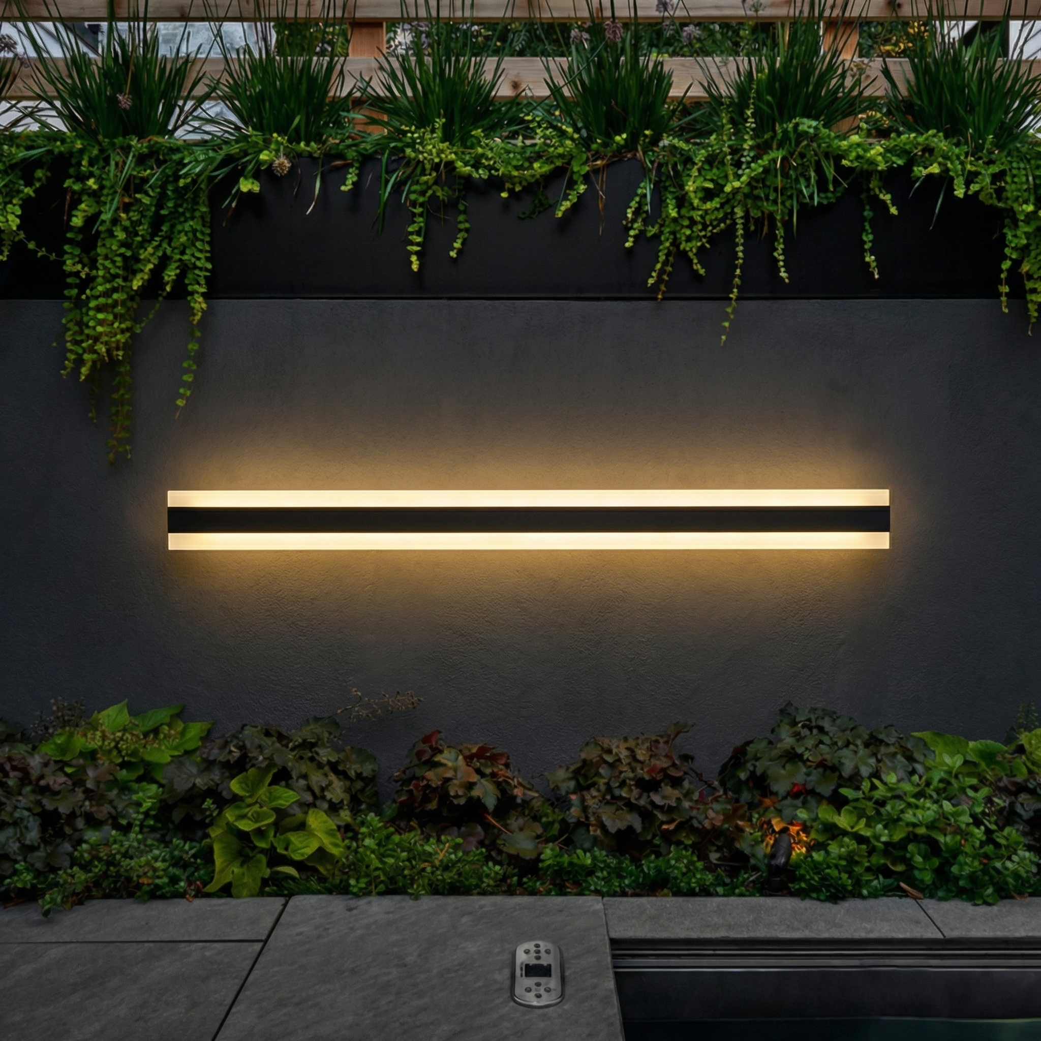 Außen LED Wandleuchte – Lineares Design