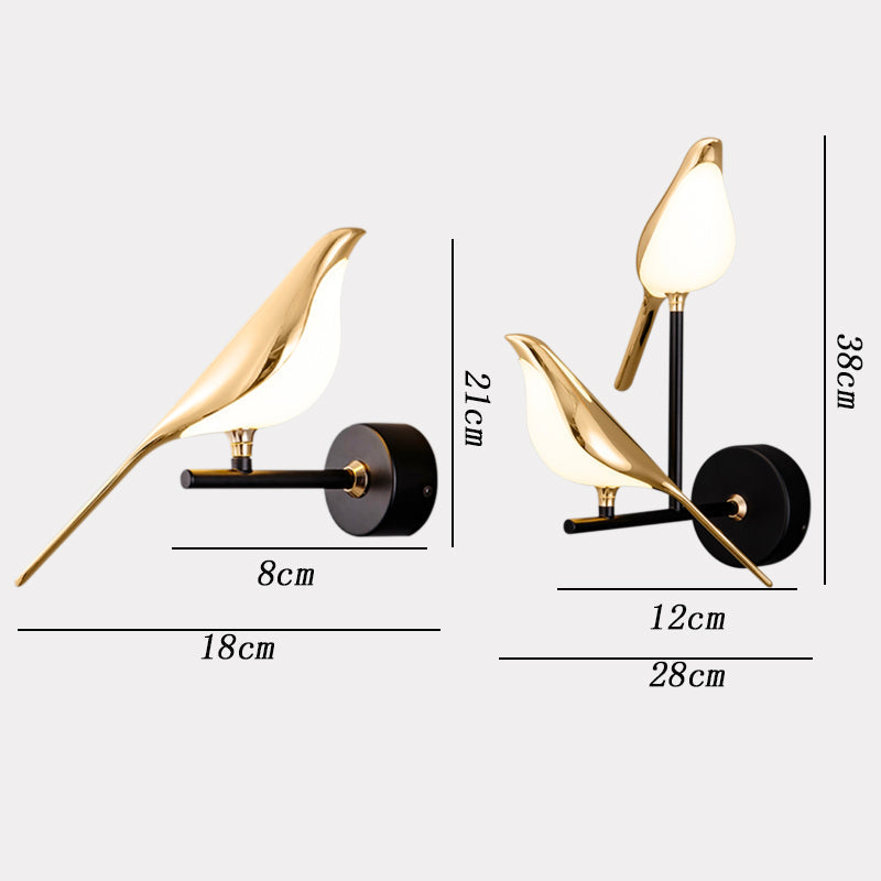 MrBird Wandleuchte – Vogelförmiges Modernes Design