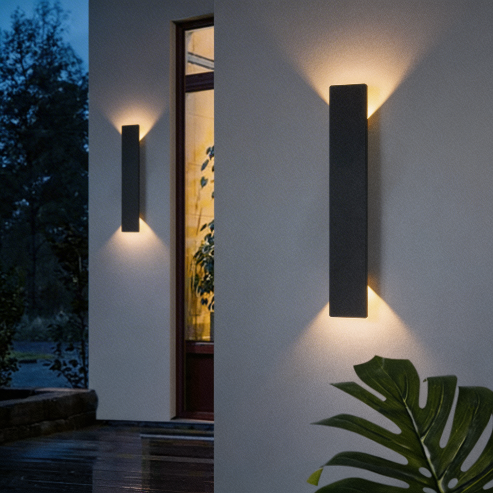 Wasserdichte Lineare LED Wandleuchte – Außenbereich