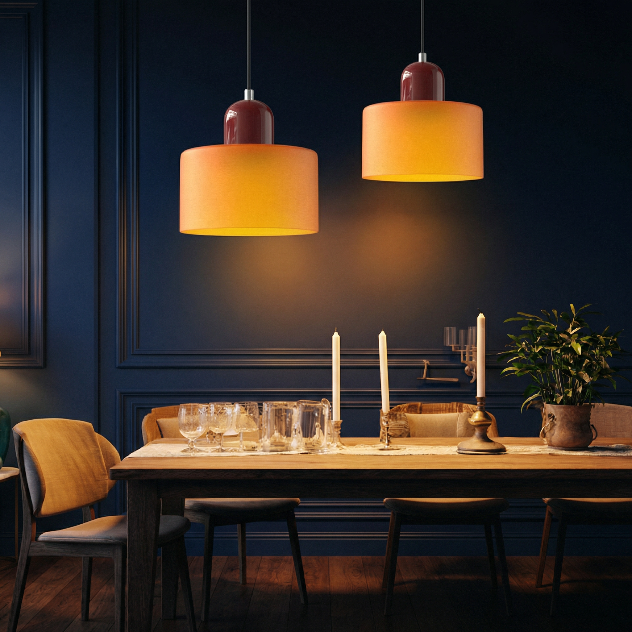 Bauhaus Pendelleuchte – Geometrisches Glasdesign