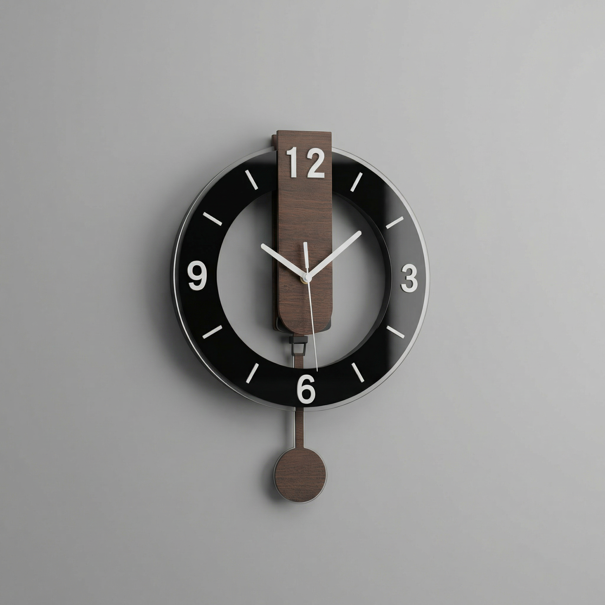 Große Retro Geräuschlose Wanduhr – Klassisches Design