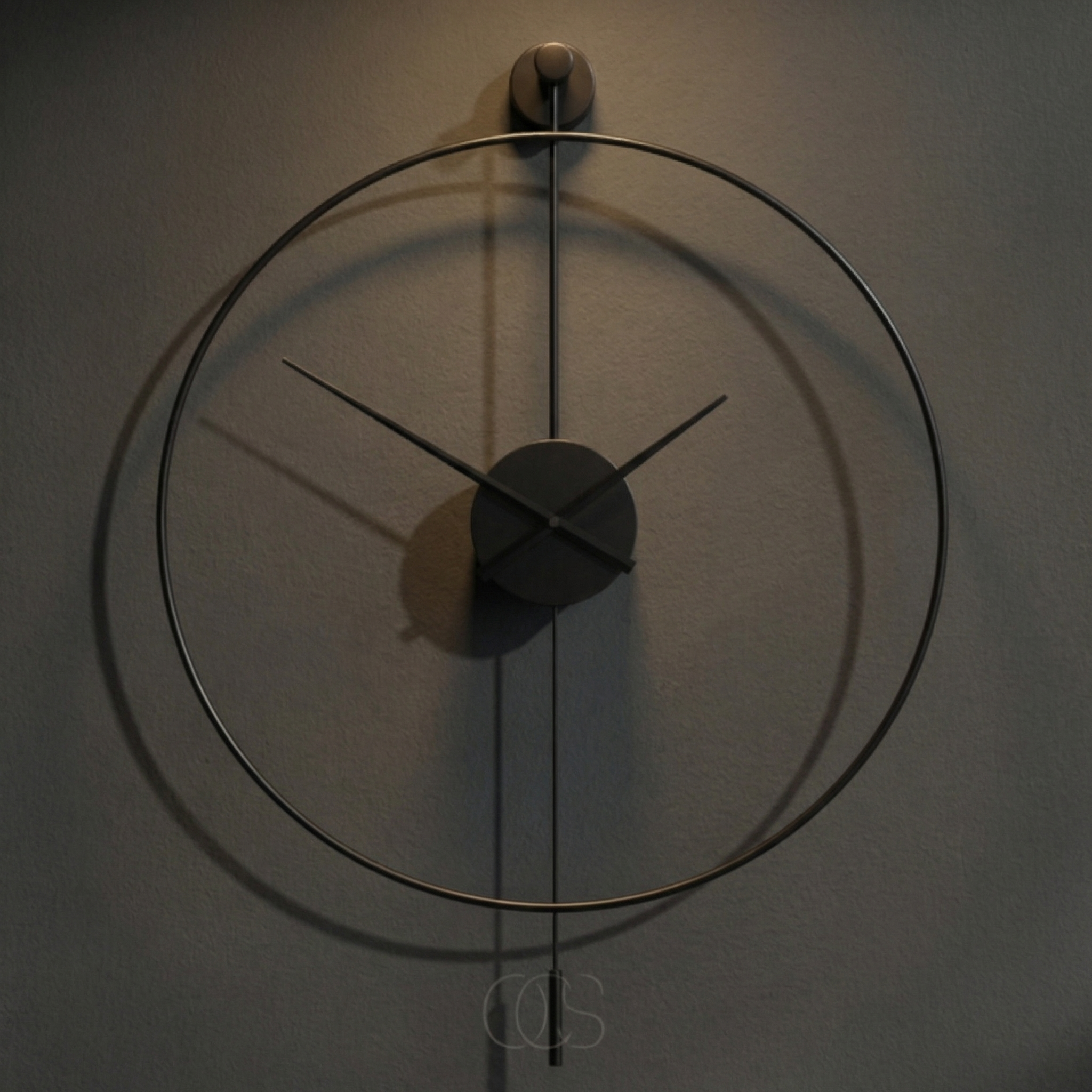 Große Geräuschlose Wanduhr – Klassisches Design mit Pendel