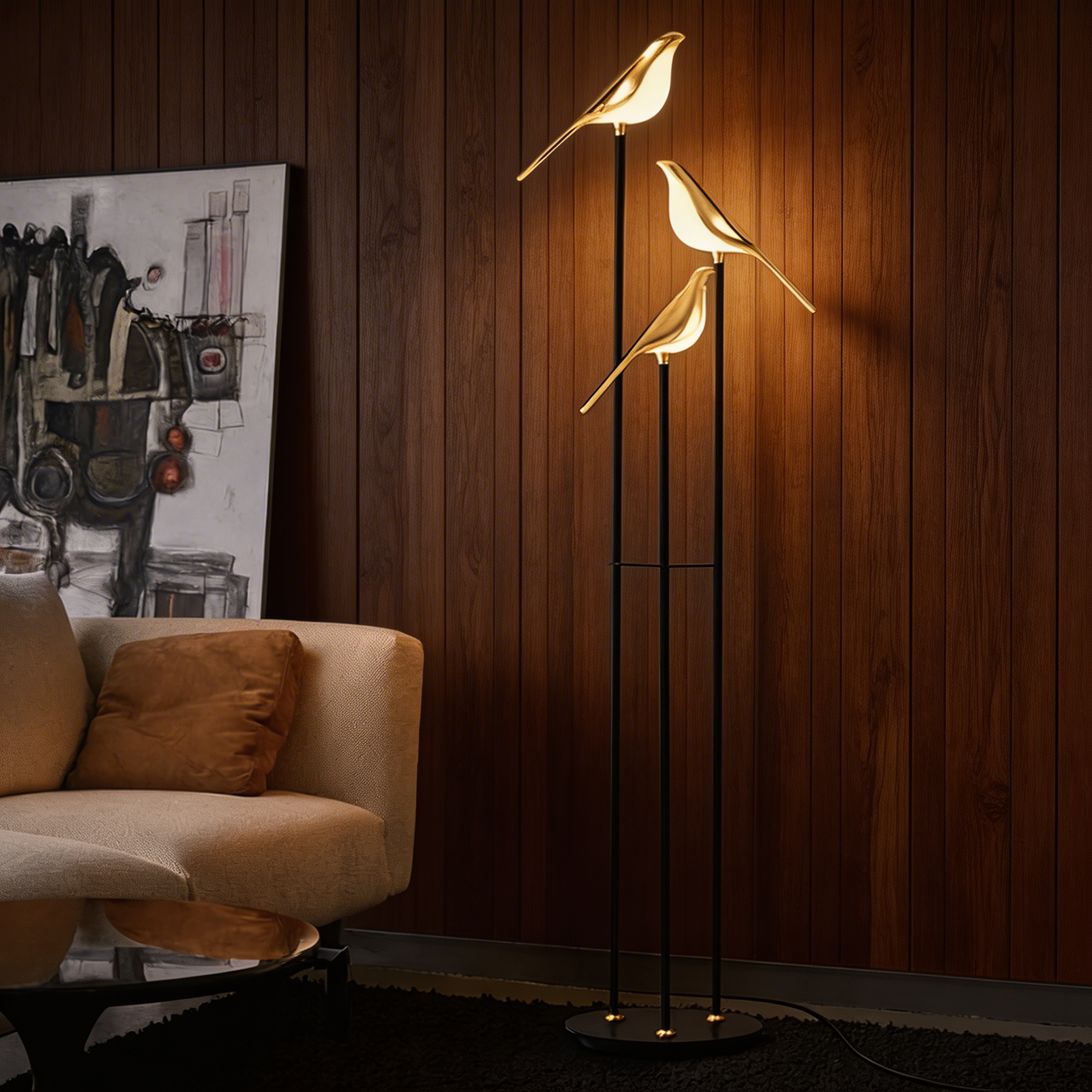 MrBird Stehleuchte – Zeitgemäßes Skulpturales Design