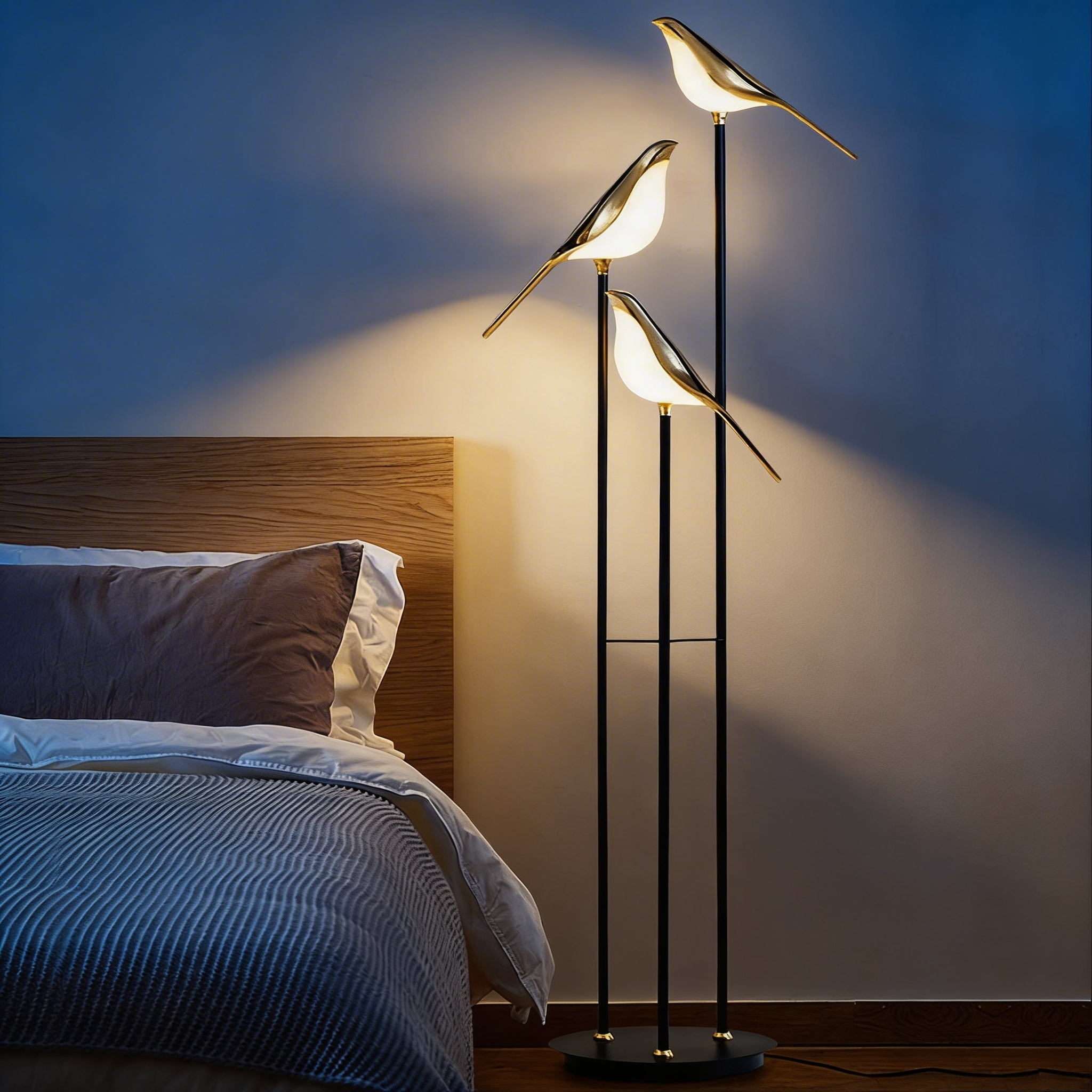 MrBird Stehleuchte – Zeitgemäßes Skulpturales Design
