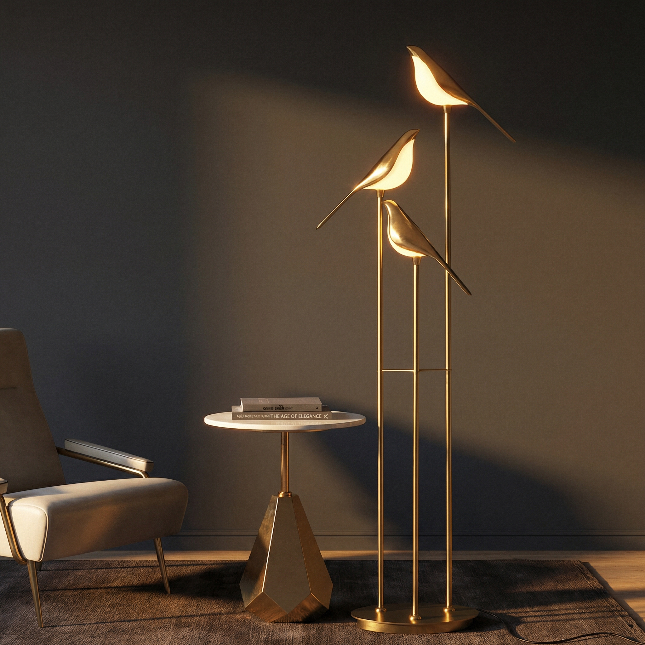 MrBird Stehleuchte – Zeitgemäßes Skulpturales Design