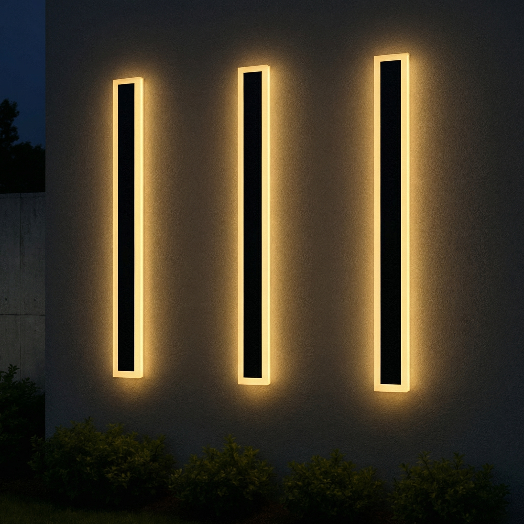 Außen LED Wandleuchte – Lineares Design