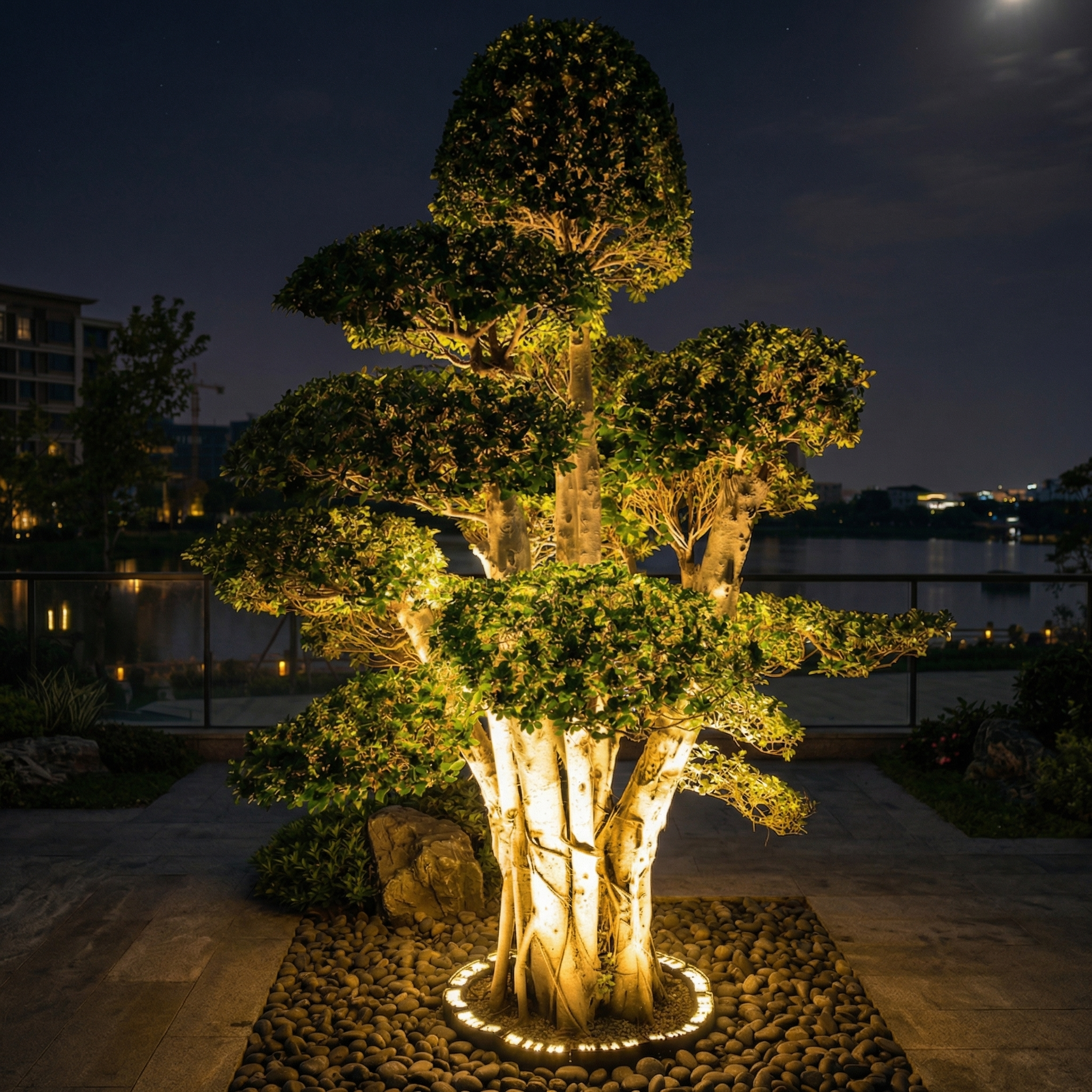 Außen-Baumstrahler – Garten LED-Beleuchtung